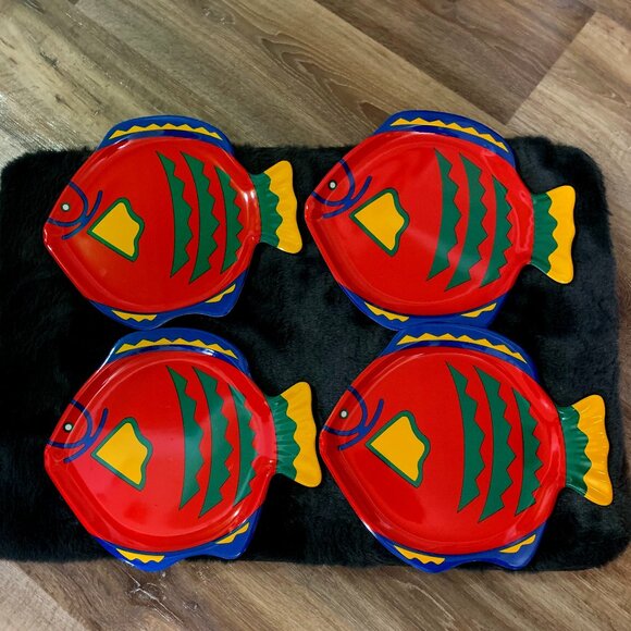 Four Fun Fish Trays - Picture 1 of 1